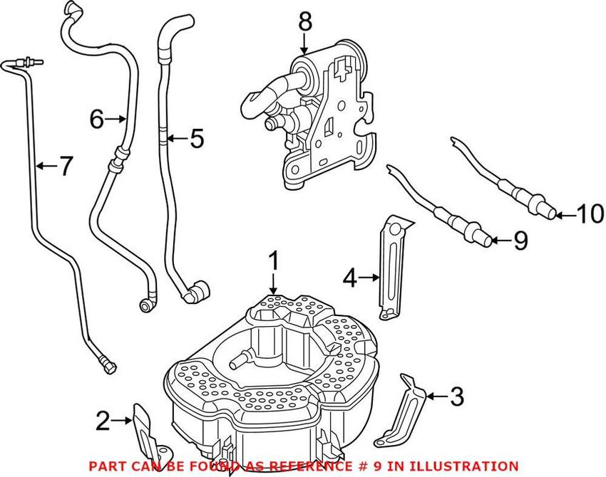 VW Oxygen Sensor – Front 06K906262N