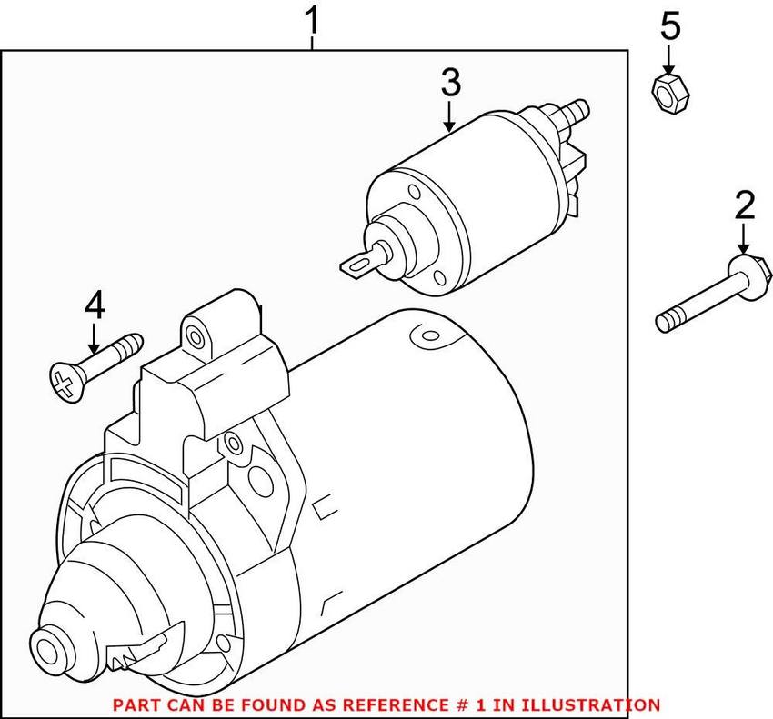 Audi Starter Motor 06L911021X