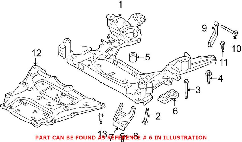 Suspension Control Arm Nut