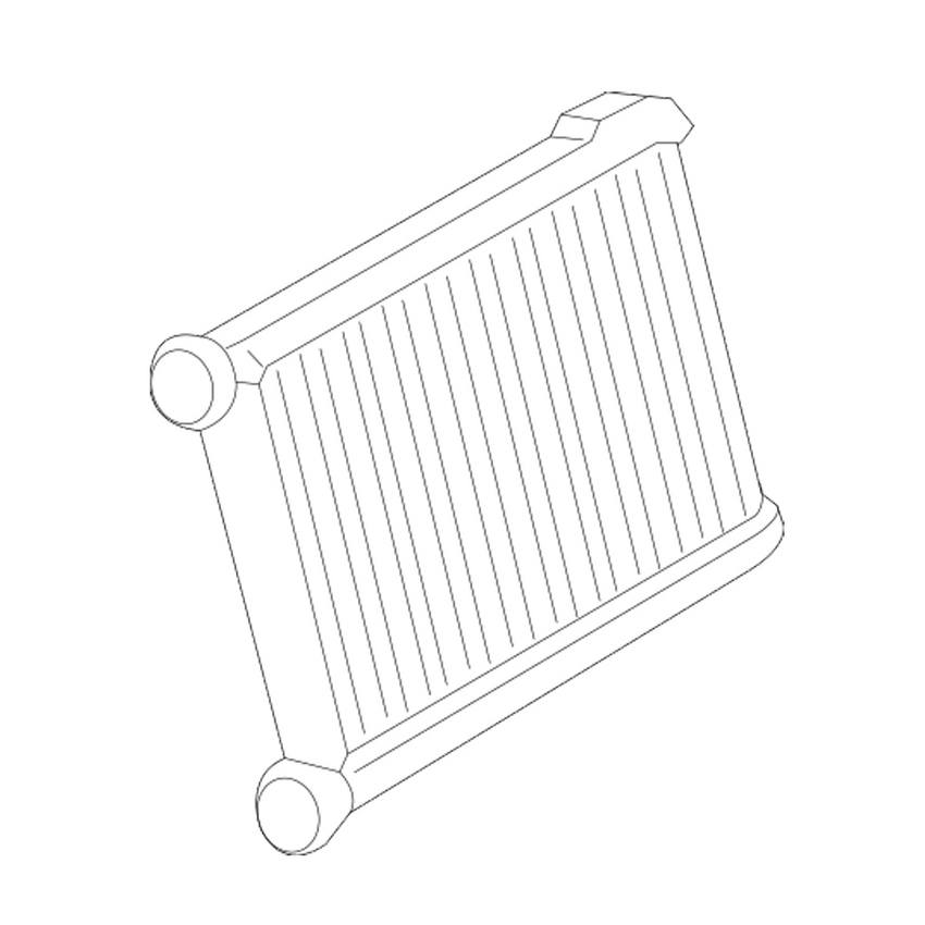 Mercedes-Benz HVAC Heater Core ACM 099830006164