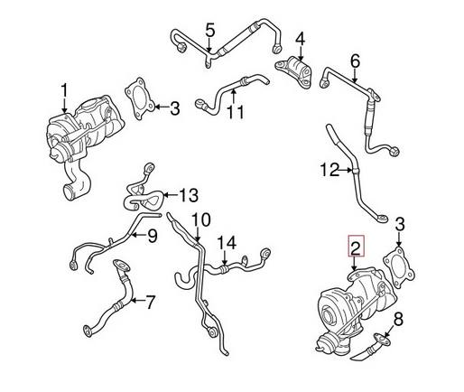 Audi Turbocharger – Driver Side (Rebuilt) 078145701SX