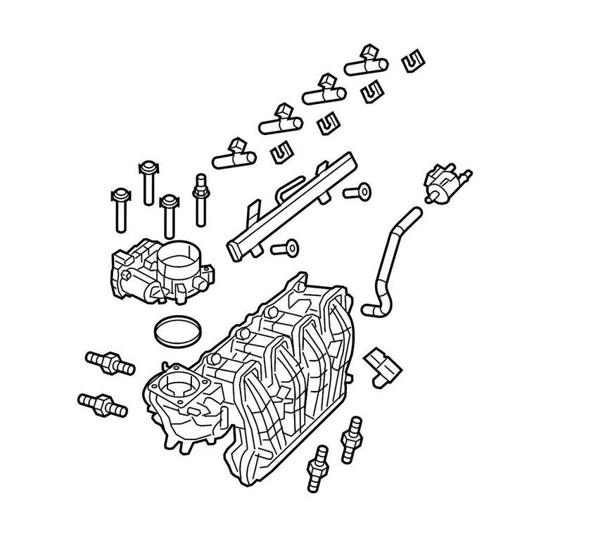 Audi Engine Intake Manifold 07L133109BA