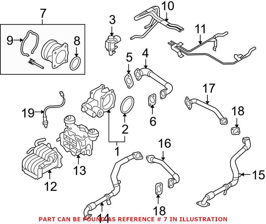 VW Fuel Injection Throttle Body – Passenger Side 07Z128070G