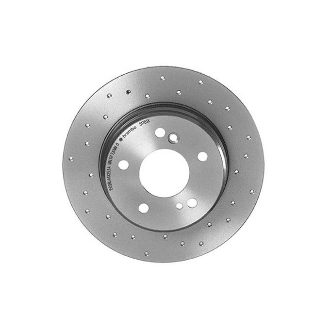 Audi VW Brembo Disc Brake Rotor – Rear (232mm) (Cross-Drilled)