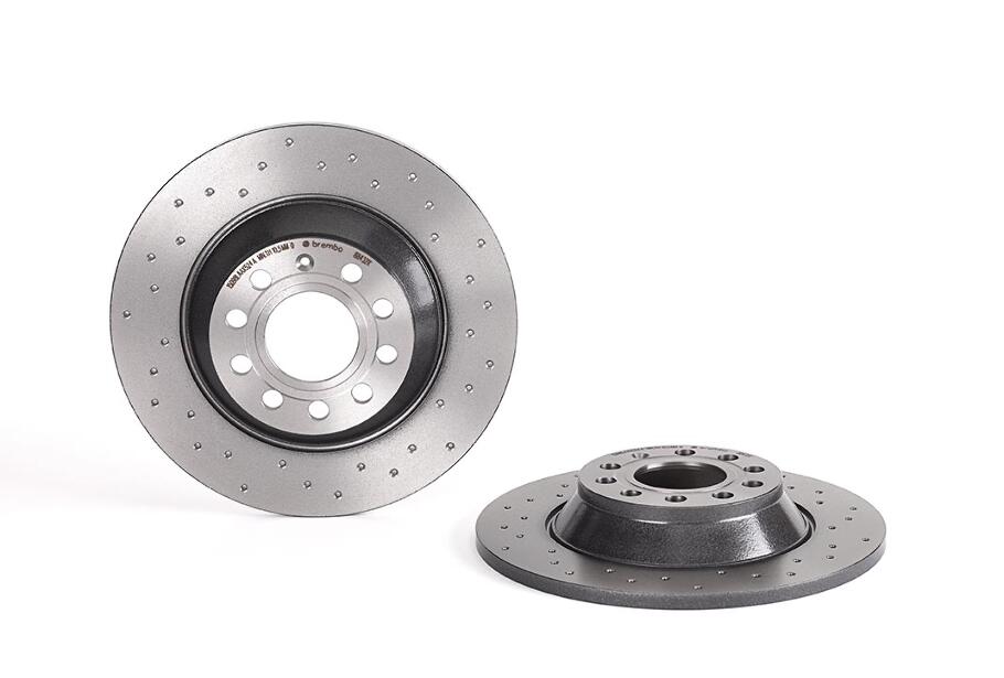 Brembo Brake Pads and Rotors Kit – Front and Rear (347mm/302mm) (Xtra) (Low-Met)