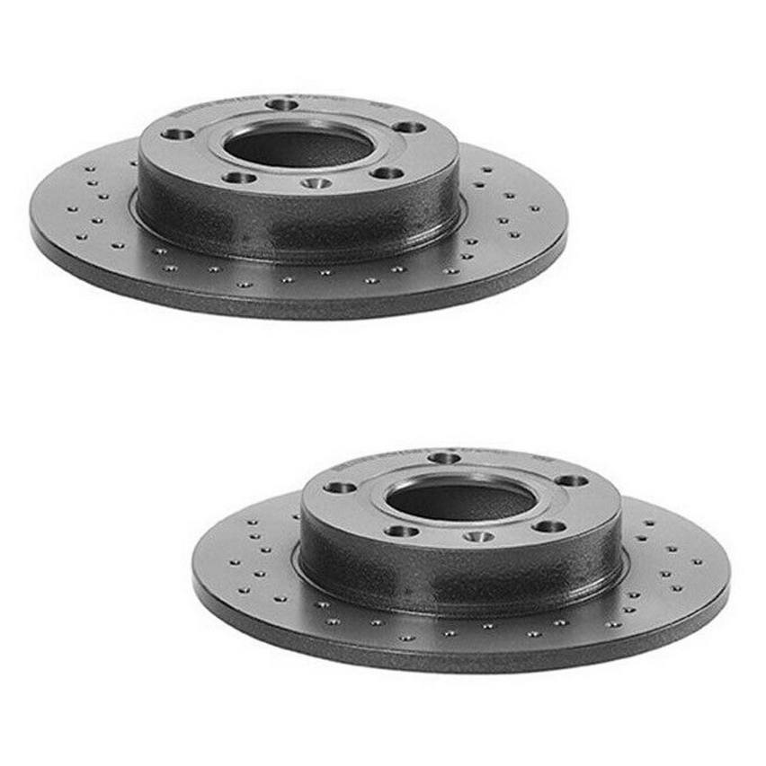 Audi Brembo Brake Kit – Pads and Rotors Rear (245mm) (Xtra) (Ceramic) 8E0698451L – Brembo 3058136KIT