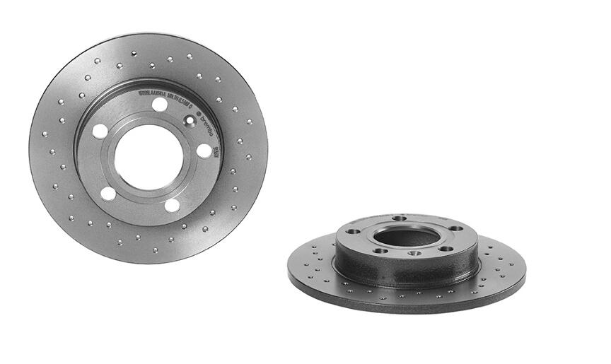 Brembo Brake Pads and Rotors Kit – Front and Rear (288mm/245mm) (Low-Met) (Xtra)