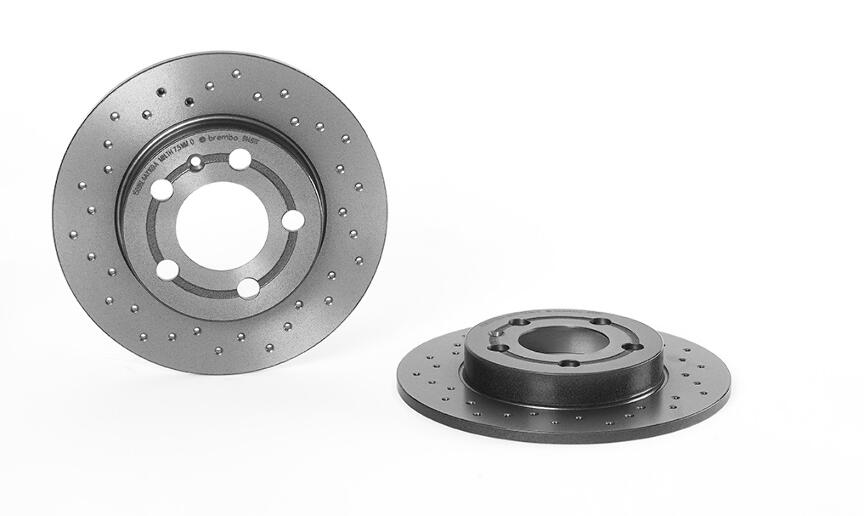 Audi Brake Kit – Pads and Rotors Front and Rear (312mm/239mm) (Xtra) (Low-Met) 8N0615301A – Brembo 3089541KIT