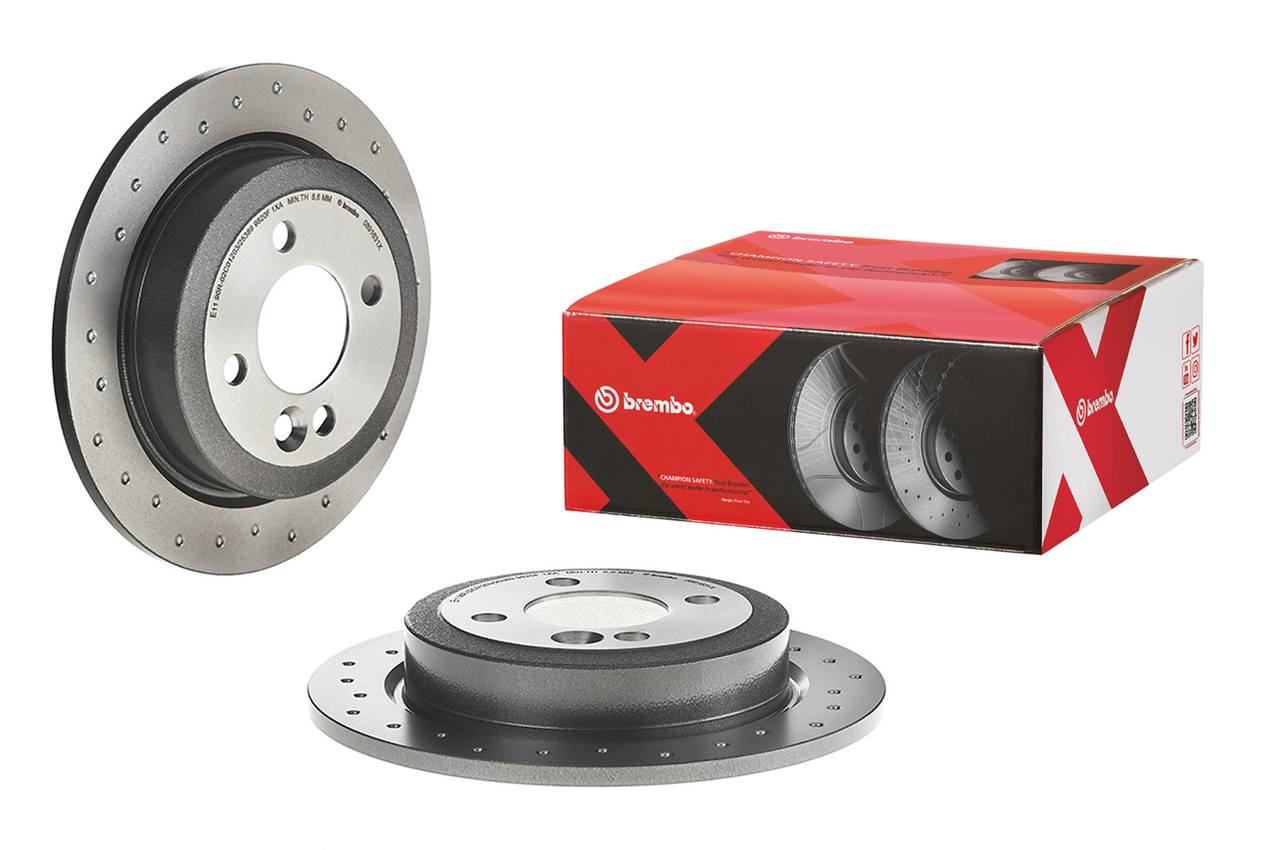 Mini Disc Brake Pad and Rotor Kit – Front and Rear (280mm/259mm) (Xtra) (Ceramic) 34116858651