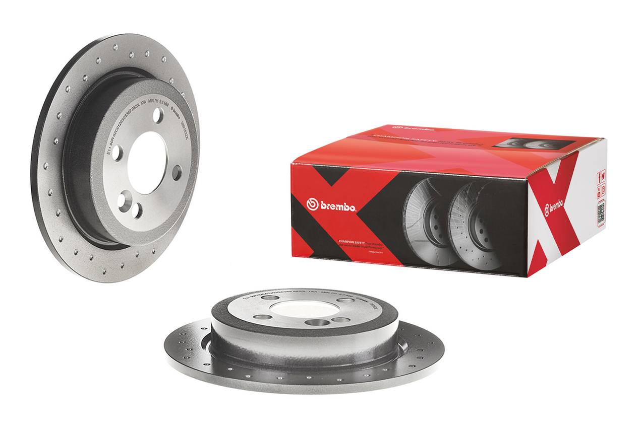 Mini Disc Brake Pad and Rotor Kit – Front and Rear (280mm/259mm) (Xtra) (Ceramic) 34116858651