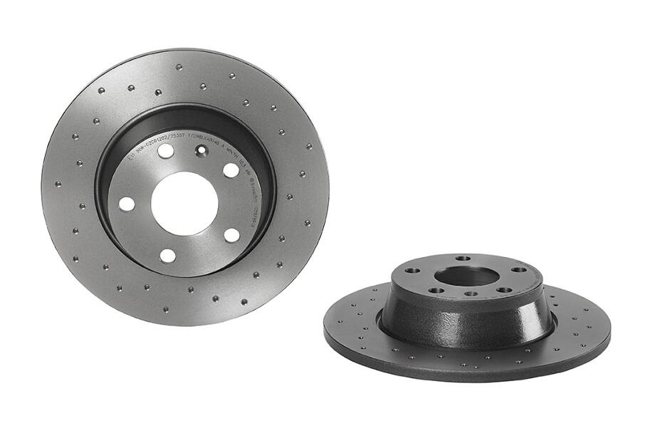 Brembo Brake Pads and Rotors Kit – Front and Rear (312mm/286mm) (Xtra) (Low-Met)