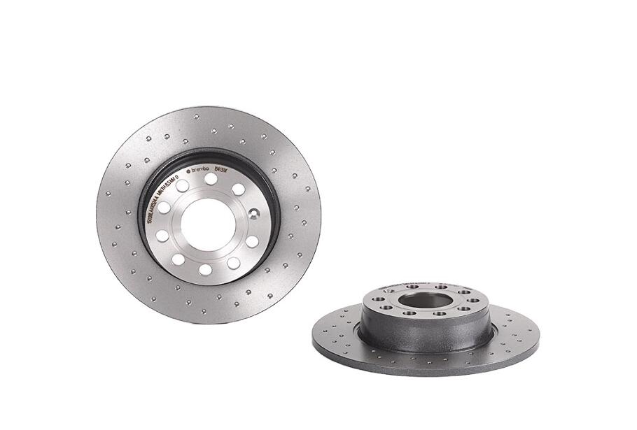 VW Brembo Brakes Kit – Pads and Rotors Rear (272mm) (Low-Met) (Xtra) 7N0698451A – Brembo 4038783KIT