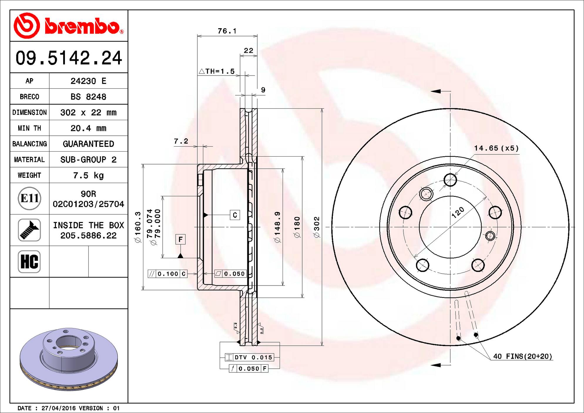 BMW Disc Brake Pad and Rotor Kit – Front and Rear (302mm/300mm) (Ceramic) 34116756534