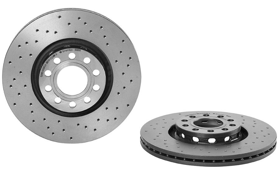 Audi Brake Kit – Pads and Rotors Front and Rear (312mm/245mm) (Low-Met) (Xtra) 8E0698451L – Brembo 4014883KIT