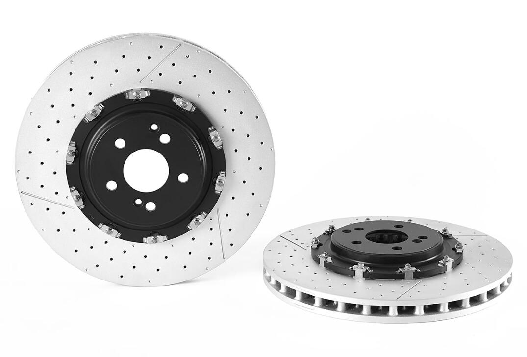 Brembo Brake Pads and Rotors Kit – Front and Rear (390mm/360mm) (Low-Met)