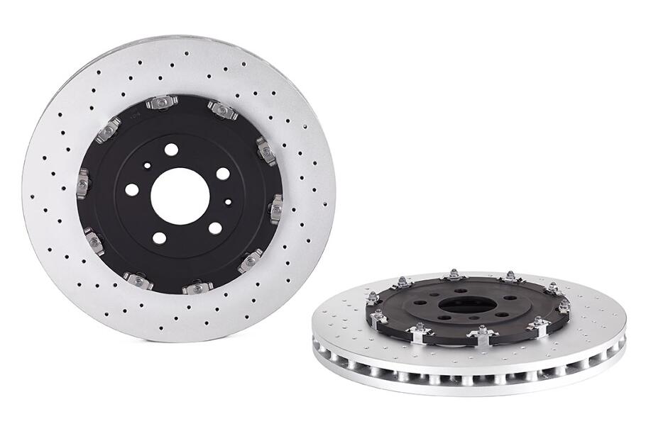 Brembo Brake Pads and Rotors Kit – Front (365mm) (Low-Met)