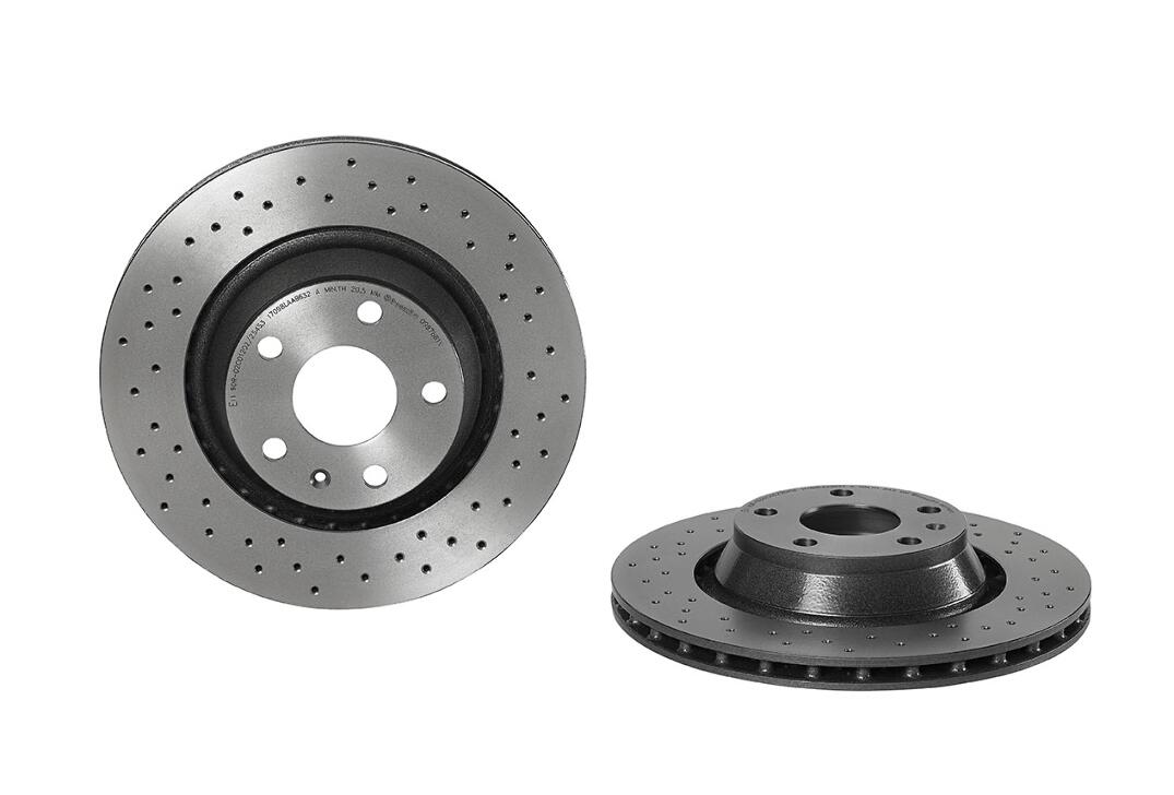 Audi Brembo Disc Brake Rotor – Rear (310mm) 8J0615601A