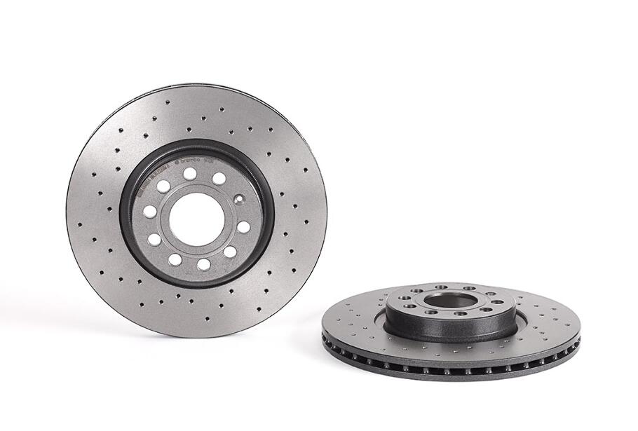 Audi Brake Kit – Pads and Rotors Front and Rear (312mm/286mm) (Xtra) (Ceramic) 8J0698151C – Brembo 3092179KIT