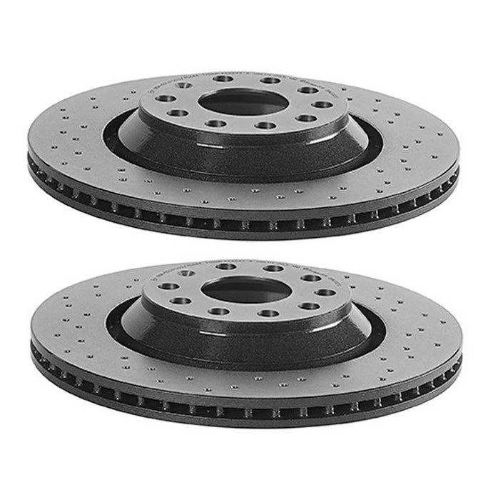 VW Brakes Kit – Pads & Rotors Front and Rear (340mm/310mm) (Ceramic) 5Q0615601E – Brembo 3807736KIT