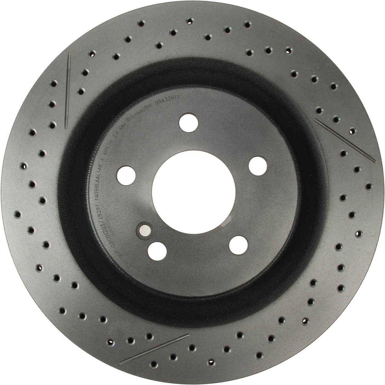 Mercedes Brembo Disc Brake Rotor – Rear (330mm) 2044230412