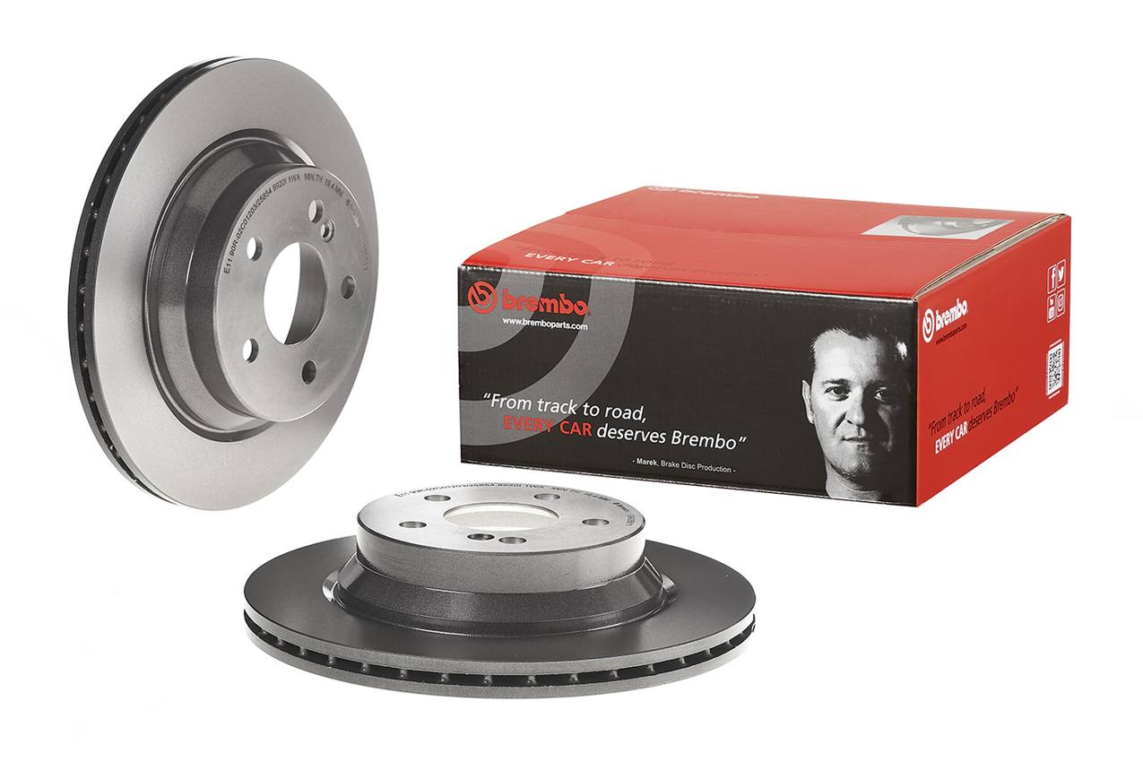 Mercedes-Benz Disc Brake Pad and Rotor Kit – Front and Rear (295mm/300mm) (Ceramic) 211 421 08 12