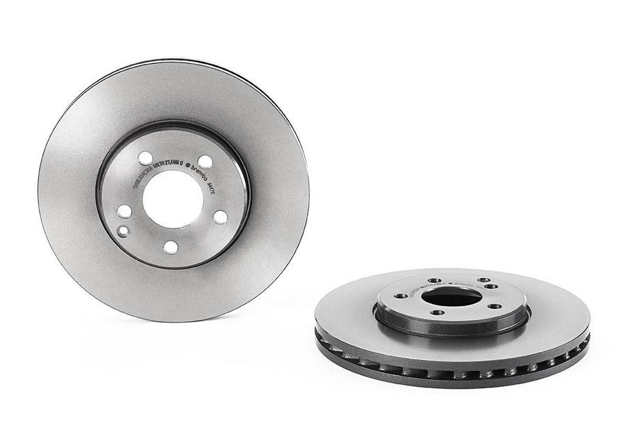 Mercedes-Benz Disc Brake Pad and Rotor Kit – Front (304mm) (Ceramic) 2114211212