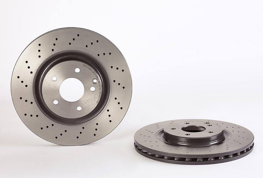 Mercedes-Benz Disc Brake Pad and Rotor Kit – Front and Rear (330mm/290mm) (Ceramic) 2034211312