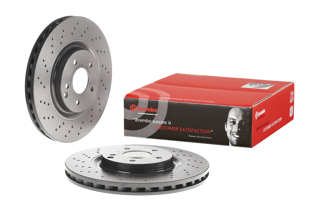 Mercedes-Benz Disc Brake Pad and Rotor Kit – Front and Rear (330mm/290mm) (Ceramic) 2034211312