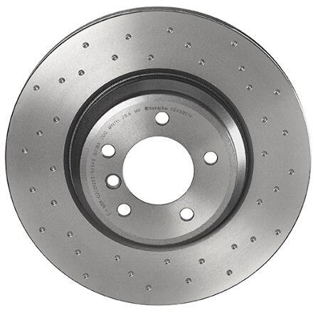 BMW Brembo Disc Brake Rotor – Front (Cross-drilled) 34116855000