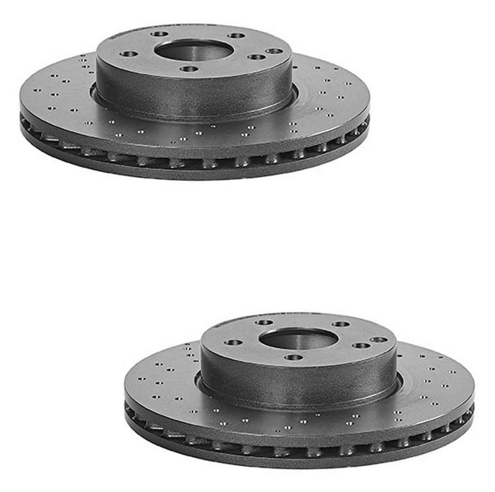 Mercedes Brakes Kit – Pads & Rotors Front and Rear (295mm/300mm) (Ceramic) 2115401717 – Brembo 1634351KIT