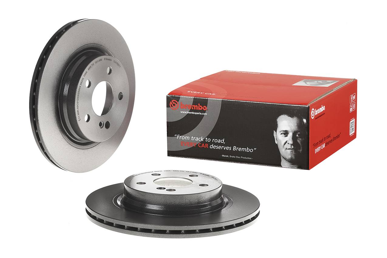 Mercedes-Benz Disc Brake Pad and Rotor Kit – Front and Rear (322mm/300mm) (Low-Met) 2044211012