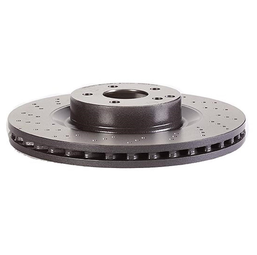 Mercedes Brembo Disc Brake Rotor – Front (350mm) (Cross-Drilled) 221421161207