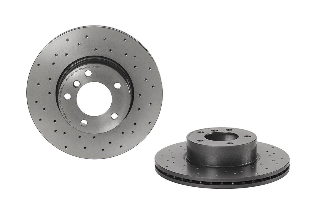 Brembo Brake Pads and Rotors Kit – Front and Rear (312mm/300mm) (Xtra) (Low-Met)