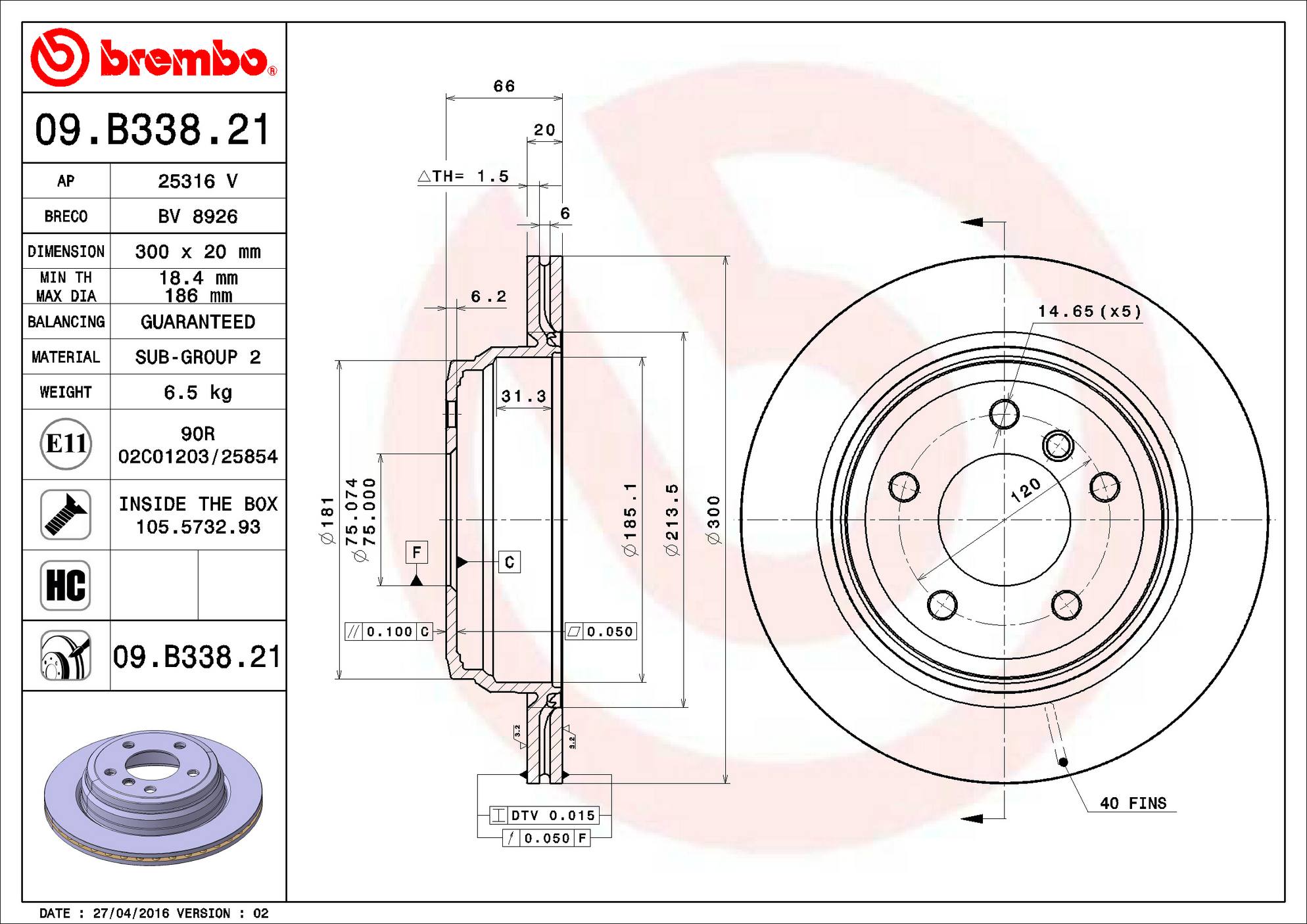 BMW Disc Brake Pad and Rotor Kit – Front and Rear (300mm/300mm) (Ceramic) 34116854998