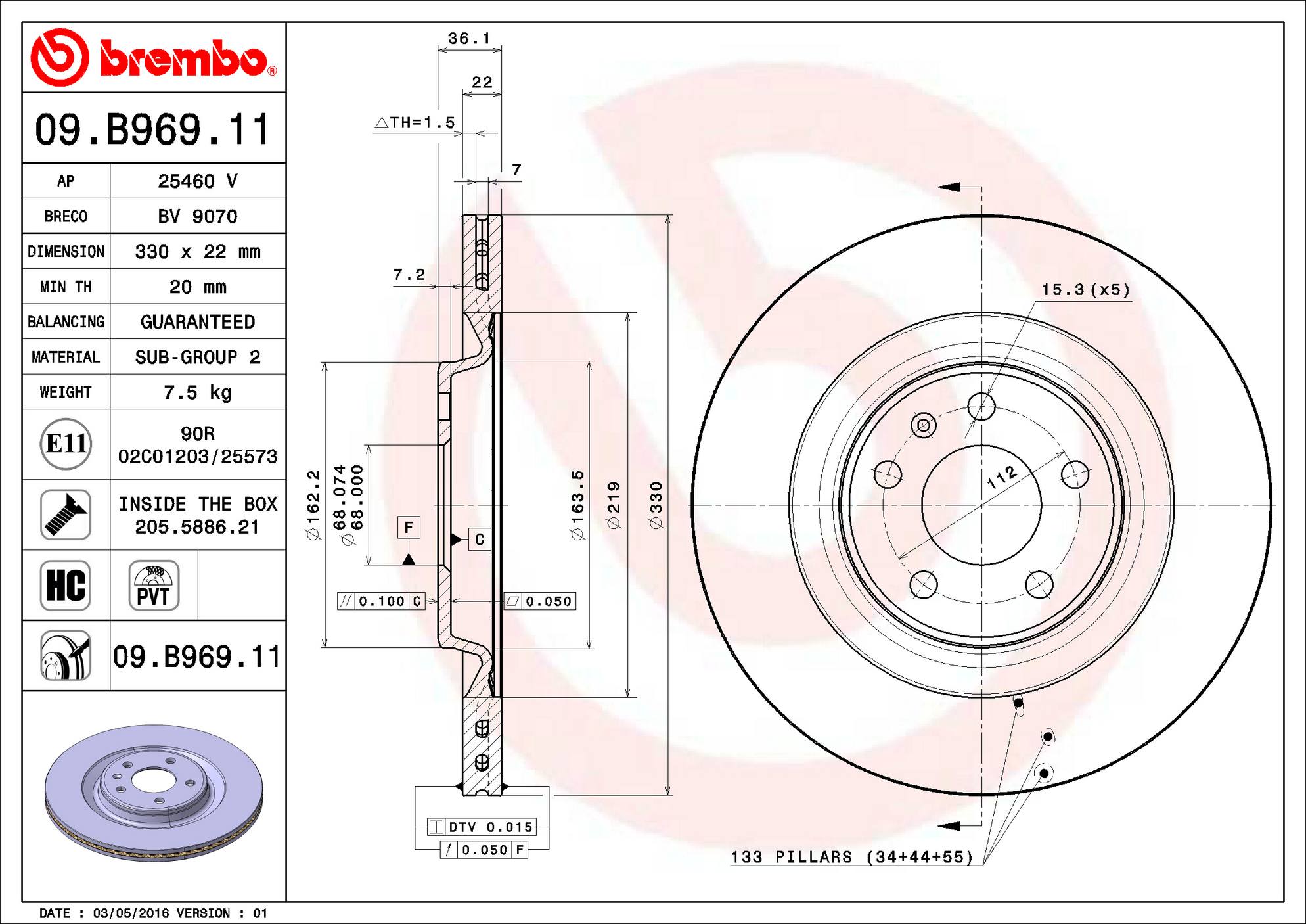 Audi Disc Brake Pad and Rotor Kit – Front and Rear (356mm/330mm) (Low-Met) 4G0615301T