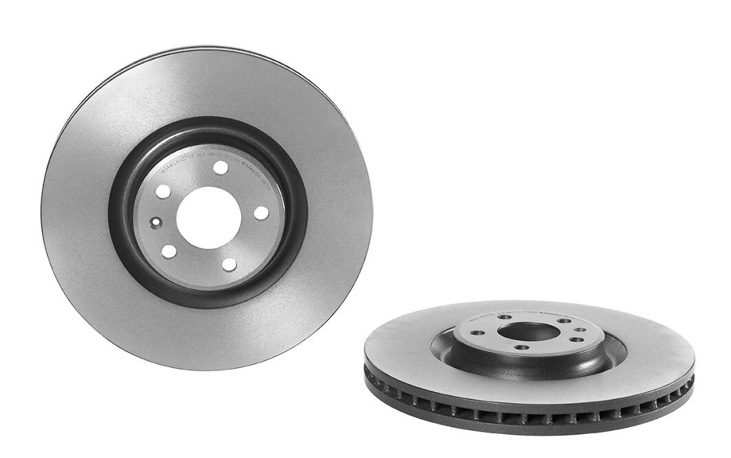 Audi Brembo Disc Brake Rotor – Front (356mm) 4G0615301T