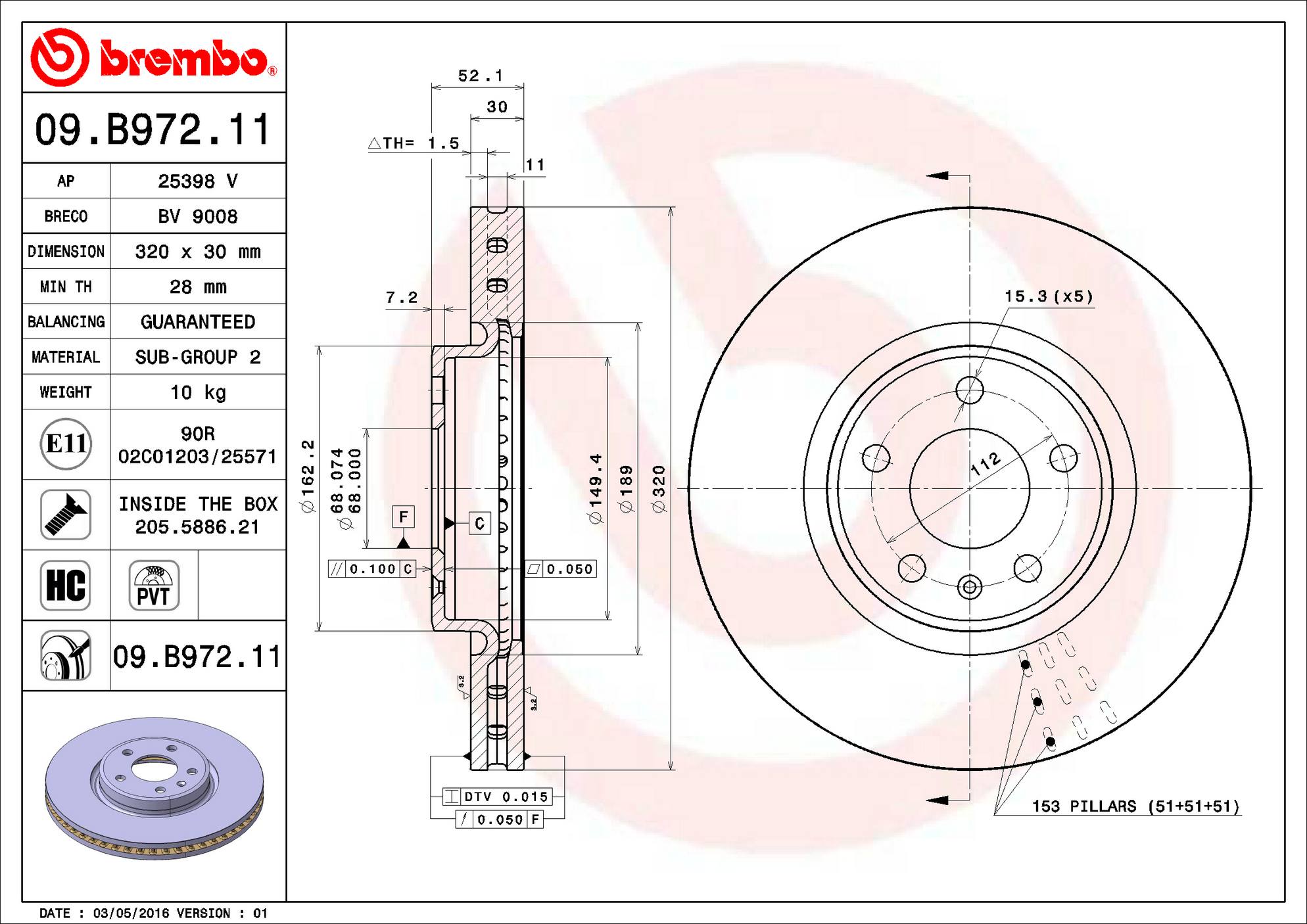 Audi Disc Brake Pad and Rotor Kit – Front and Rear (320mm/300mm) (Ceramic) 8R0615301F