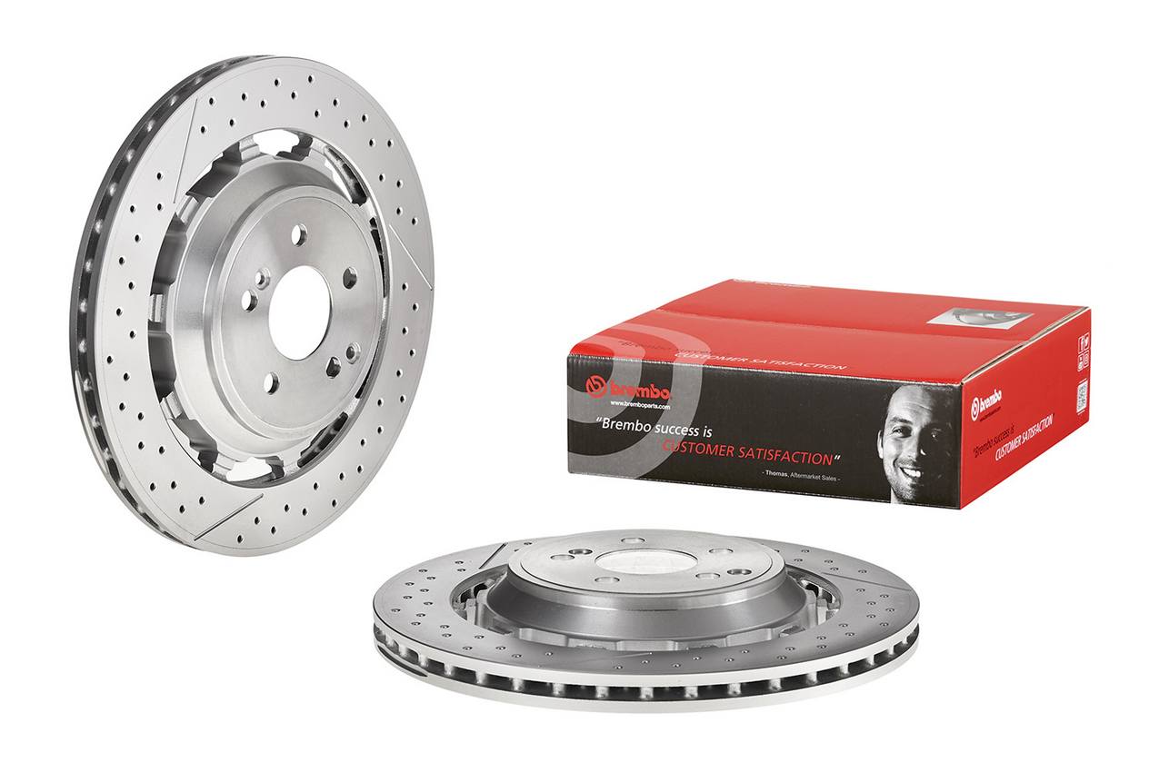 Mercedes-Benz Disc Brake Rotor – Rear – Brembo 2224232012