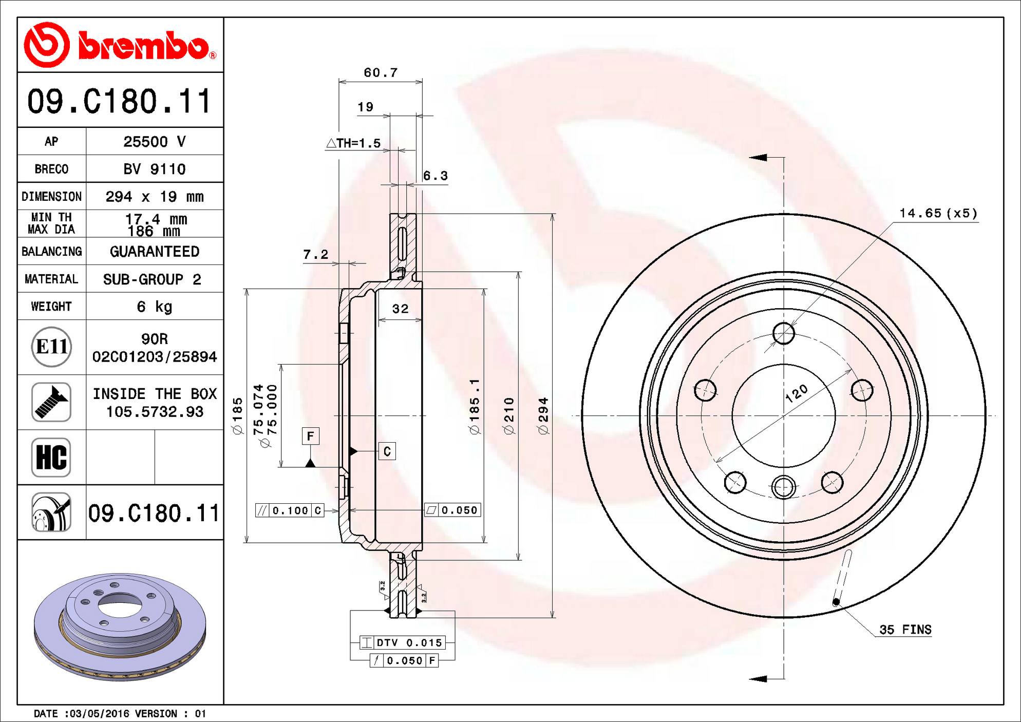 BMW Disc Brake Pad and Rotor Kit – Front and Rear (300mm/294mm) (Low-Met) 34116864058