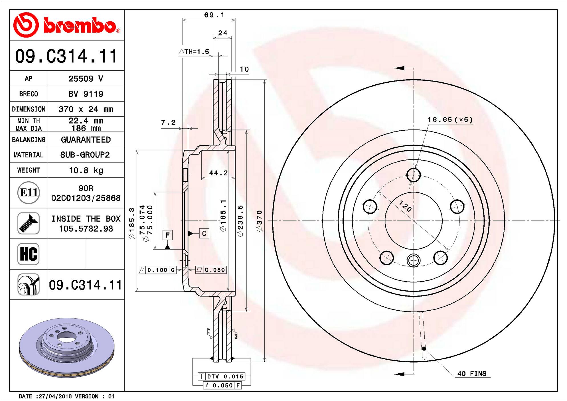 BMW Disc Brake Pad and Rotor Kit – Front and Rear (374mm/370mm) (Ceramic) 34116789543