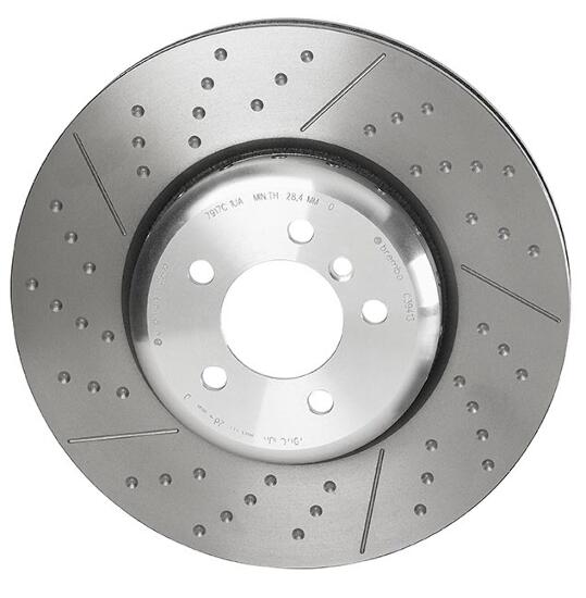 BMW Brembo Disc Brake Rotor – Front (370mm) 34106797603