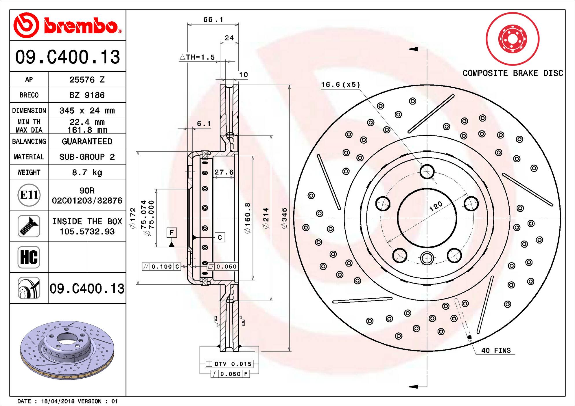 BMW Disc Brake Pad and Rotor Kit – Front and Rear (370mm/345mm) (Low-Met) 34106797603