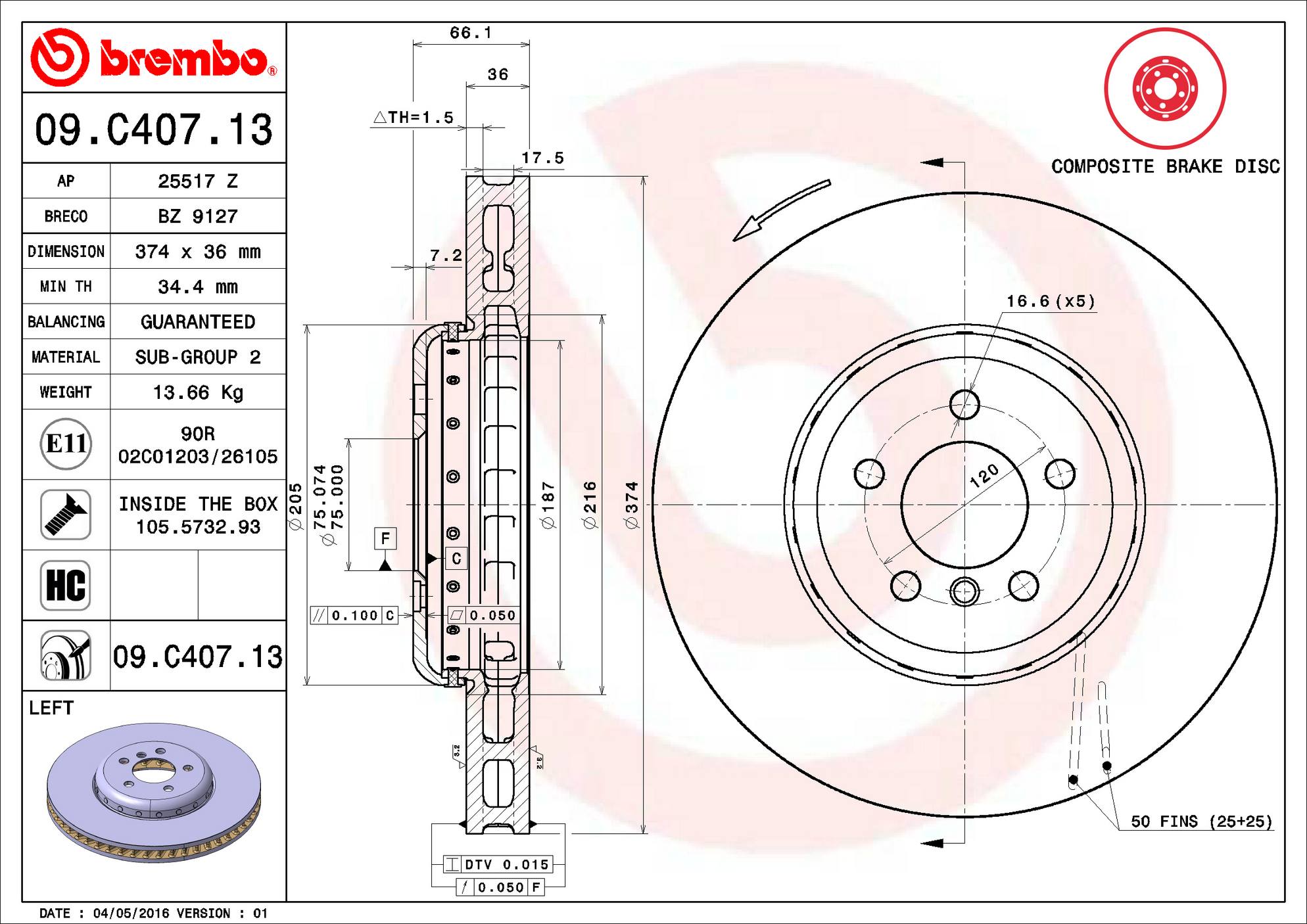 BMW Disc Brake Pad and Rotor Kit – Front and Rear (374mm/370mm) (Low-Met) 34116785675