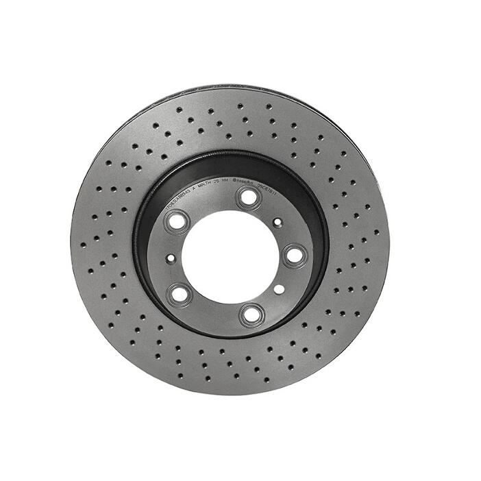 Porsche Brembo Disc Brake Rotor – Rear (330mm) (Cross-Drilled) 99635240603