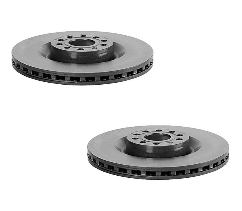 VW Brakes Kit – Brembo Pads and Rotors Front (345mm) (Low-Met) 8J0698151F – Brembo 4058693KIT