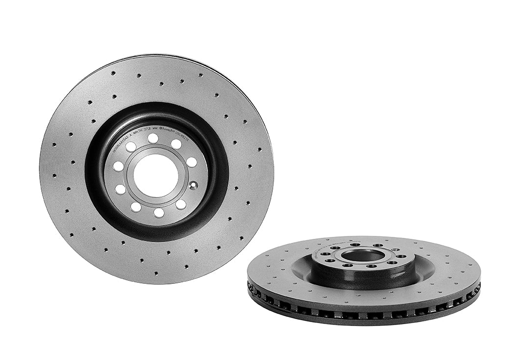 VW Brakes Kit – Brembo Pads and Rotors Front (345mm) (Xtra) (Low-Met) 8J0698151F – Brembo 3808731KIT