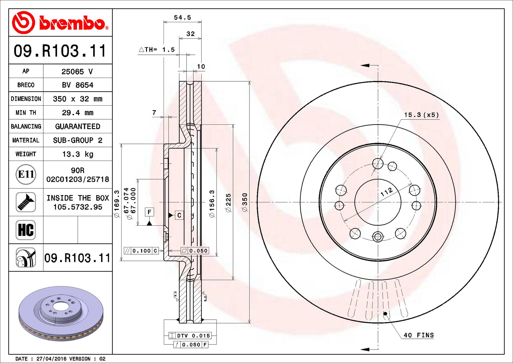 Mercedes-Benz Disc Brake Pad and Rotor Kit – Front and Rear (350mm/330mm) (Ceramic) 1644211412