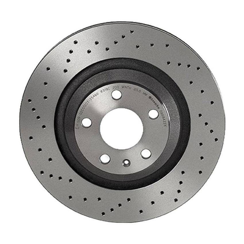 Audi Brembo Disc Brake Rotor – Rear (330mm) (Xtra) 4F0615601F