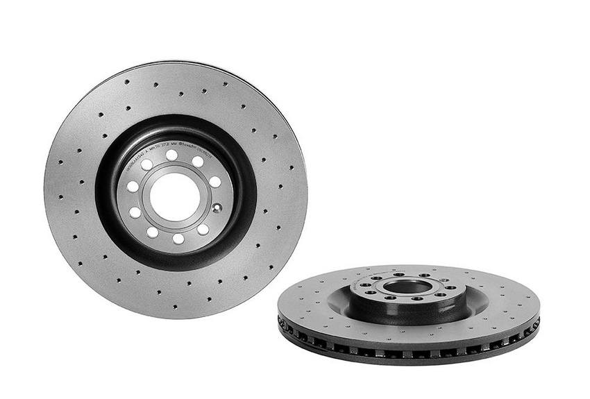 VW Brembo Disc Brake Rotor – Front (345mm) (Xtra) 1K0615301AR