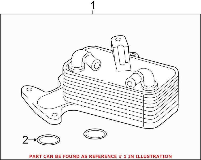 VW Automatic Transmission Oil Cooler 09G409061E